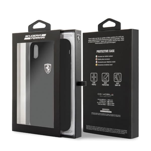 Ferrari Hardcase FEOSIHCI65BK silikonski ovitek za iPhone Xs Max - črn 6