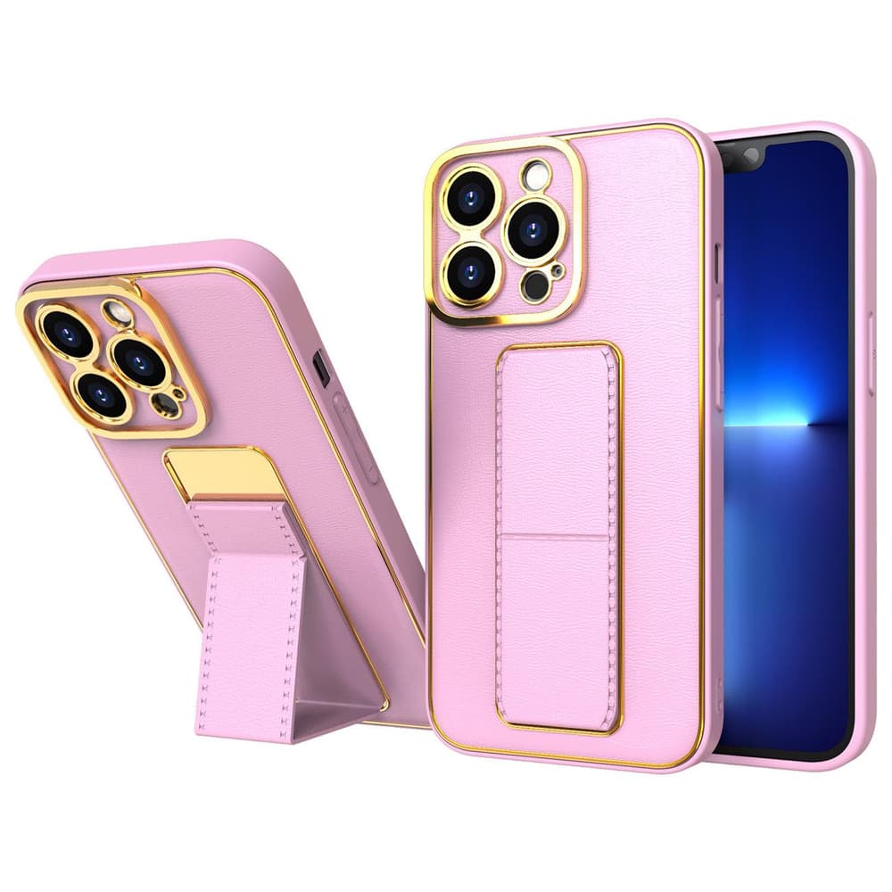 Ovitek New Kickstand Case z oporo za Samsung Galaxy A12 5G - roza