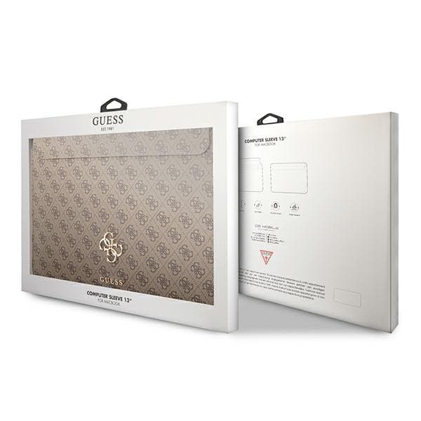 Ovitek za prenosnik Guess 4G Big Logo do 13" - rjava 5