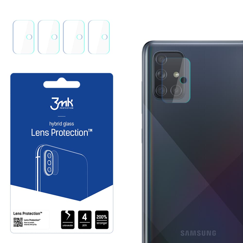 3mk Lens Protection™ steklo za kamero Samsung Galaxy A71 4G