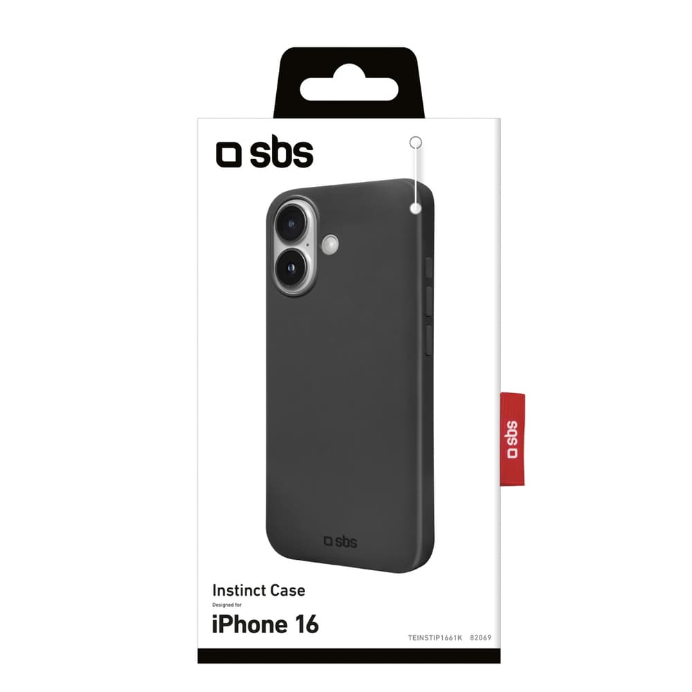 SBS Instinct ovitek za iPhone 16 - črn 3