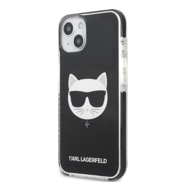 Karl Lagerfeld Choupette Head ovitek za iPhone 13 mini (5.4") - črn 2