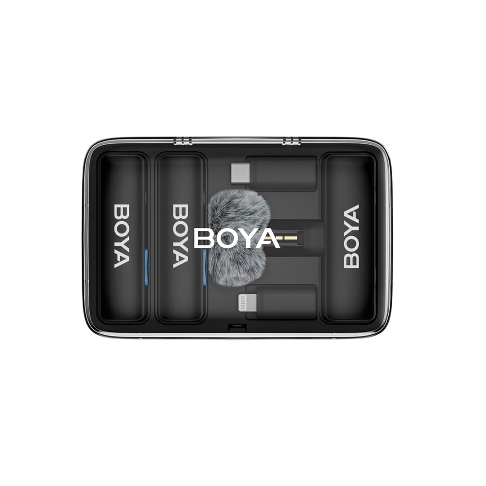 BOYA BOYALINK V2.0 brezžični mikrofoni USB-C, Črna 8