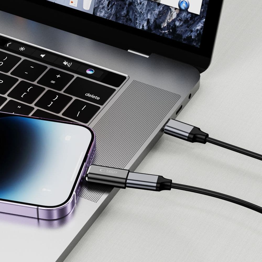 Tech-Protect UltraBoost Lightning (M) / USB-C (F) adapter, črn 2