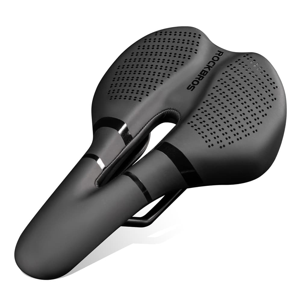 Rockbros 380023001 udoben anatomski sedež za mestno kolo, črn