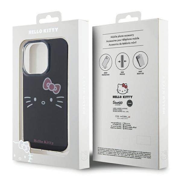 Hello Kitty ovitek IML Kitty Face za iPhone 13 Pro / 13 - črn 8