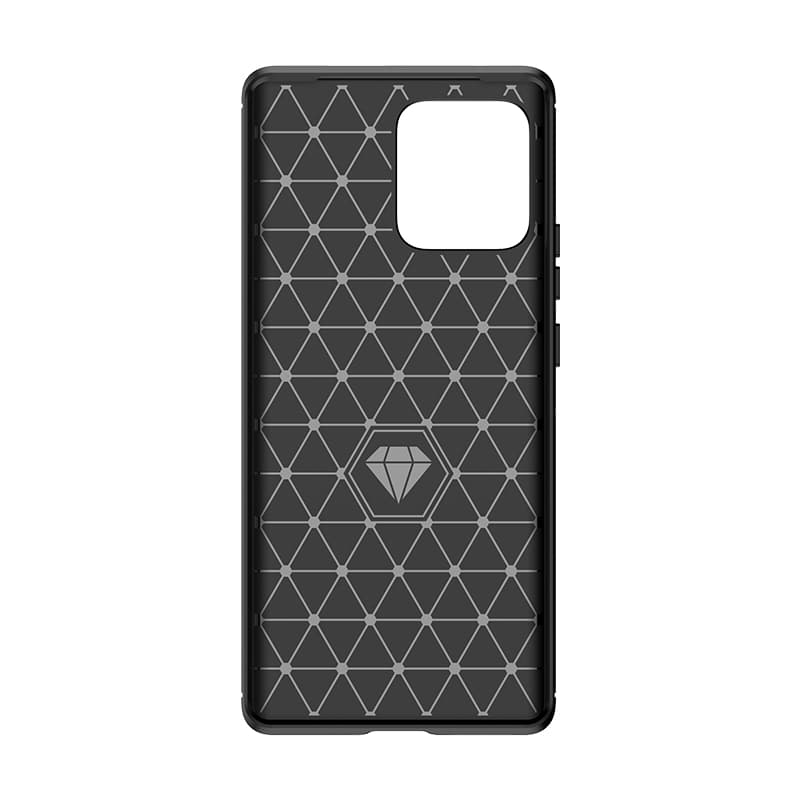 Carbon ovitek Hurtel za Motorola Edge 40 Pro - črn 5