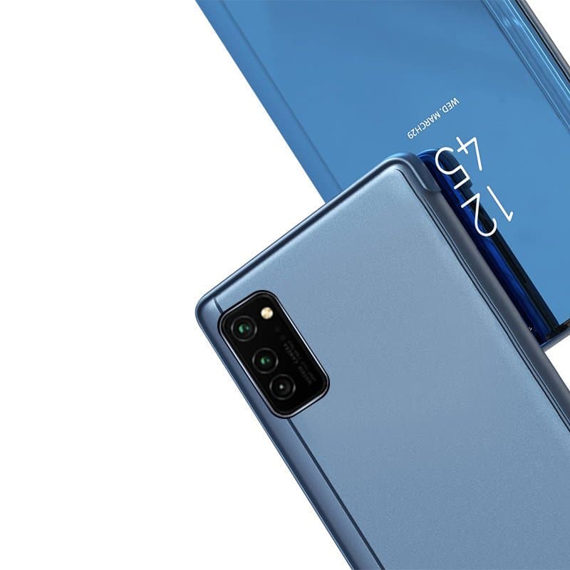 Preklopni etui Clear View za Samsung Galaxy A03s, modra 7