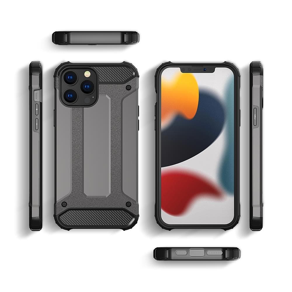 Hurtel Hybrid Armor ovitek za iPhone 14 Pro, črn 3