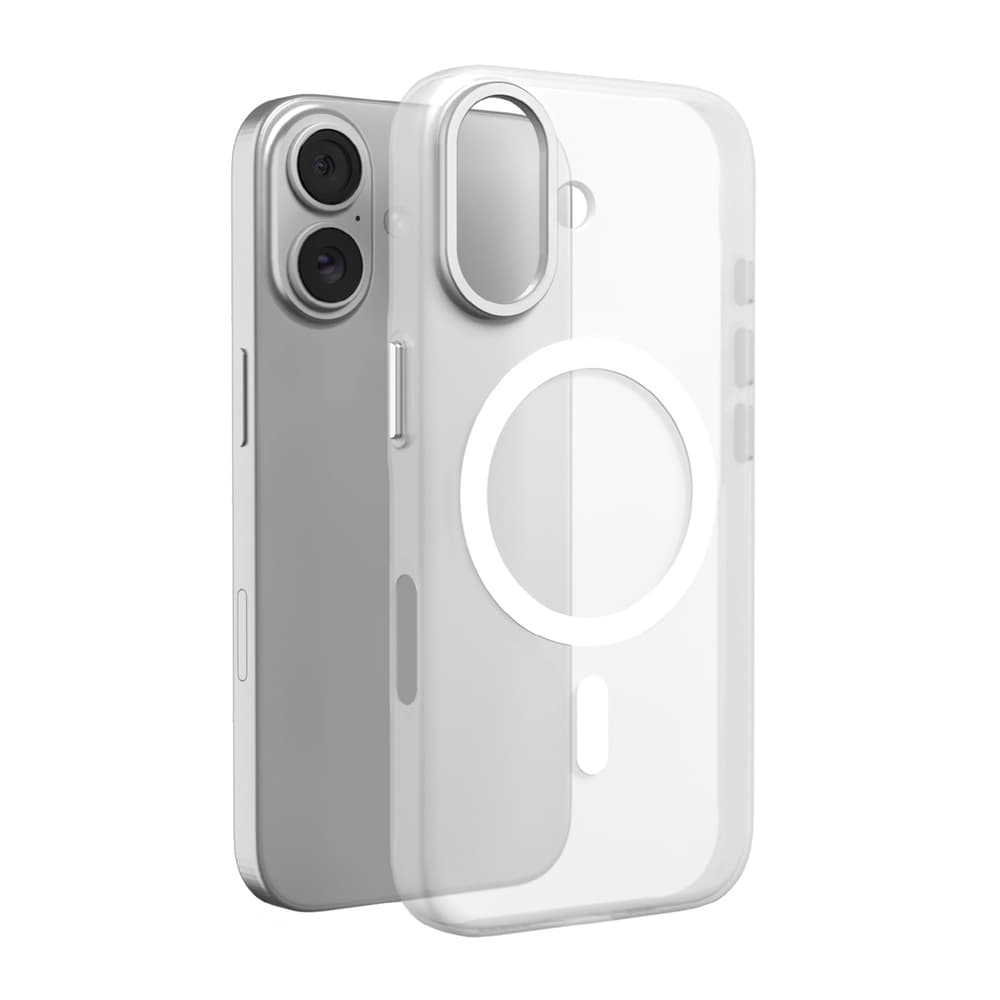 Puro Lightfeel ovitek za iPhone 17 z MagSafe, prozorno bel