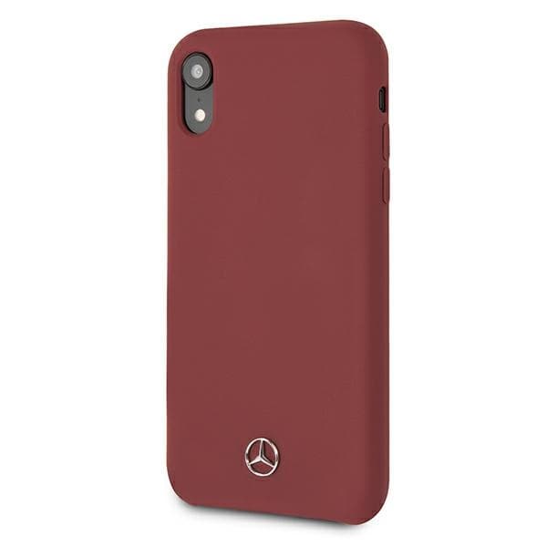 Etui Mercedes Silicone Line za iPhone Xr - rdeč 2
