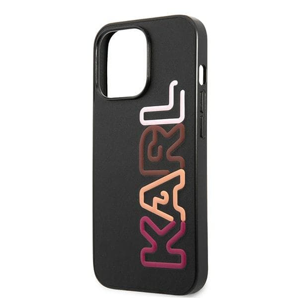 Karl Lagerfeld Multipink Brand ovitek za iPhone 13 Pro Max (6,7") - črn 6