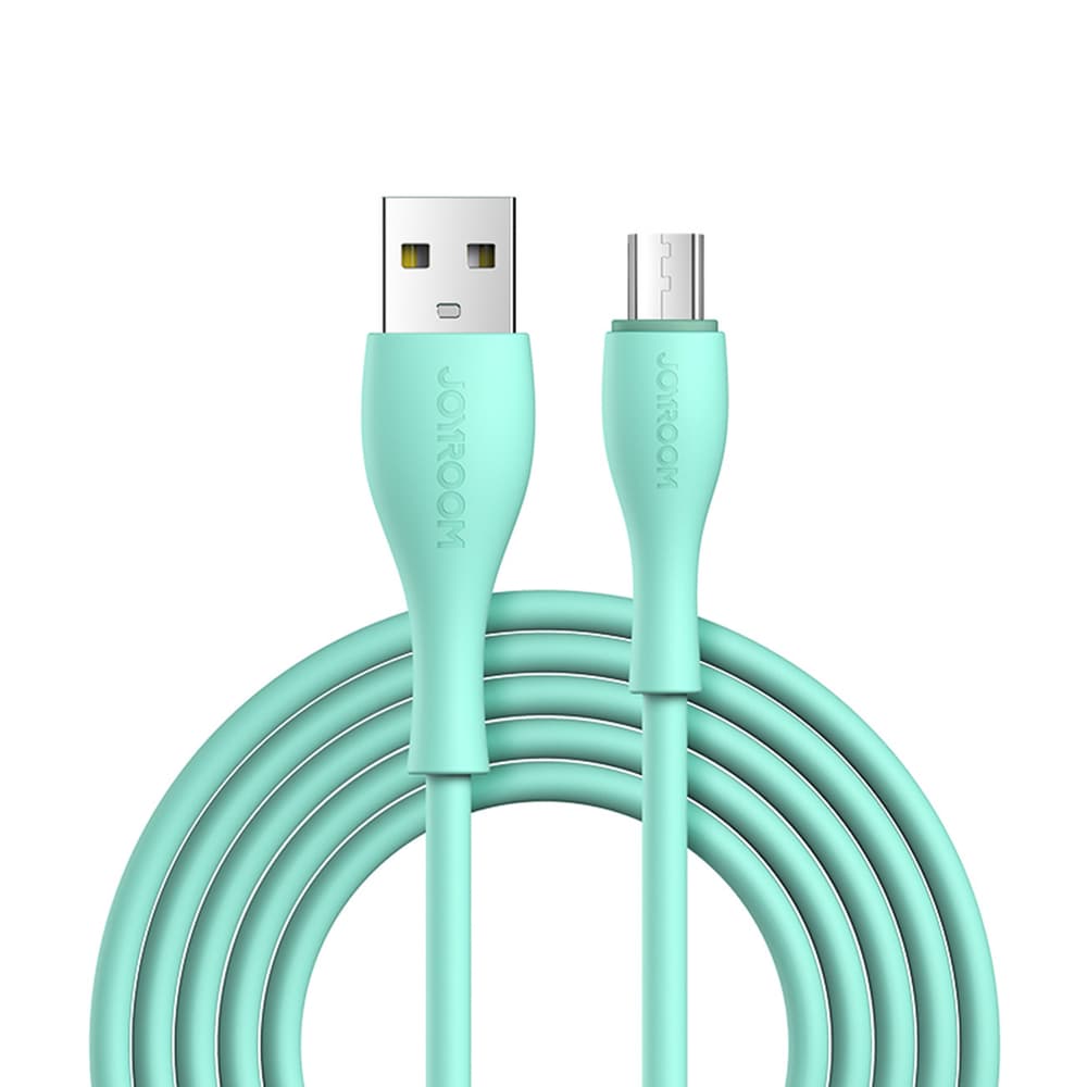 Joyroom Bowling Data Cable S-2030M8 USB-A / micro USB 3A 2m, zelen