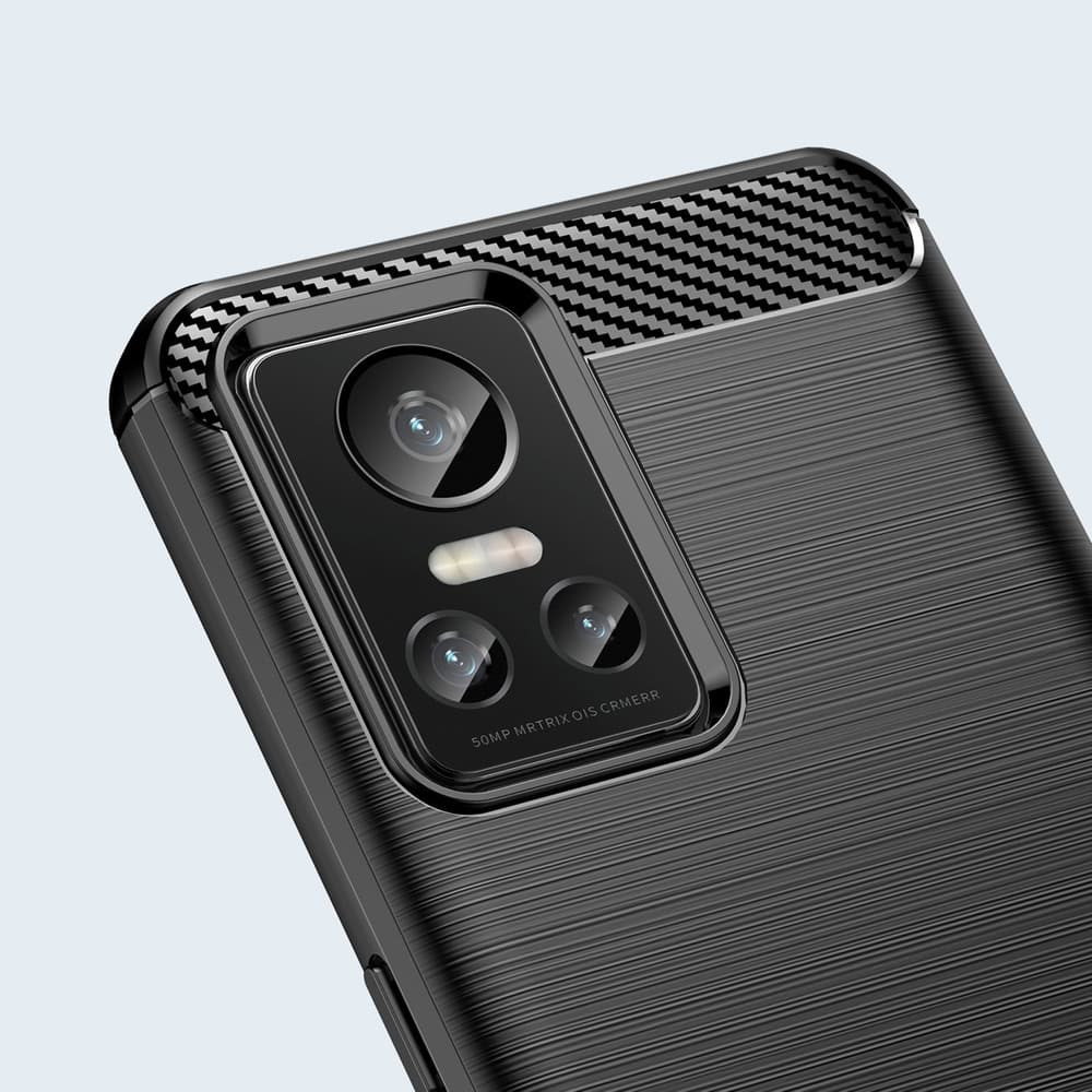 Carbon etui za Realme GT Neo 3 - črni 6