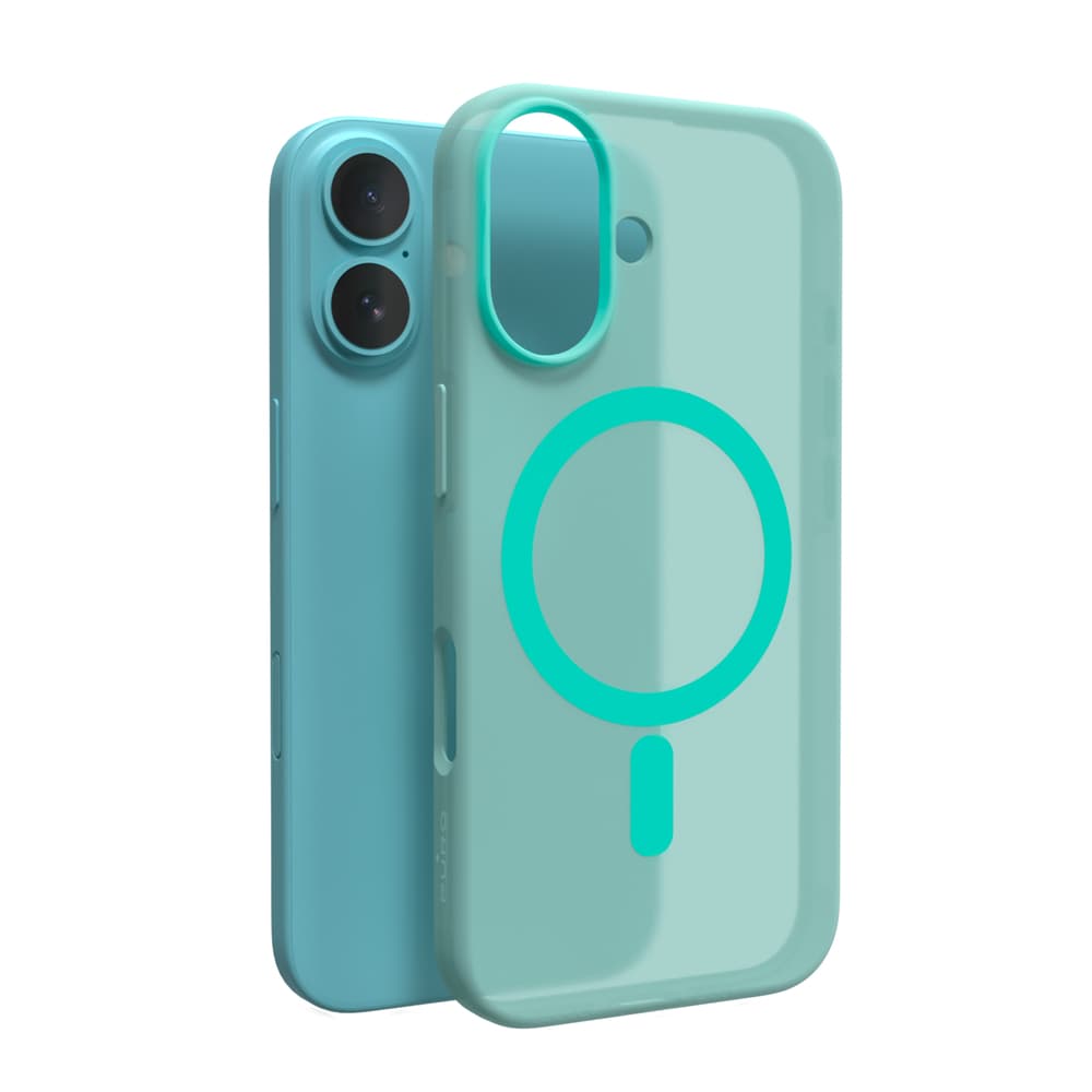 Puro Daylight MagSafe silikonski ovitek za iPhone 16 - zelen