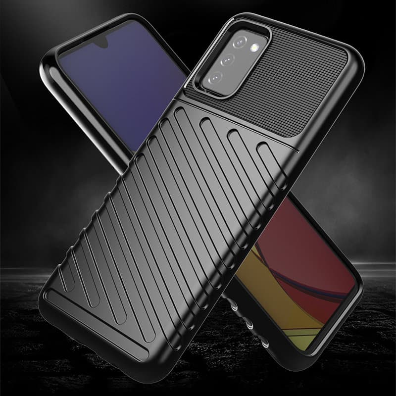 Hurtel Thunder Case ovitek za Samsung Galaxy A03s, črn 6