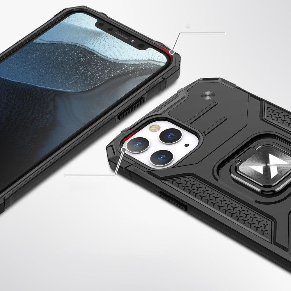 Ovitek Wozinsky Ring Armor za iPhone 14 Pro, srebrni 2