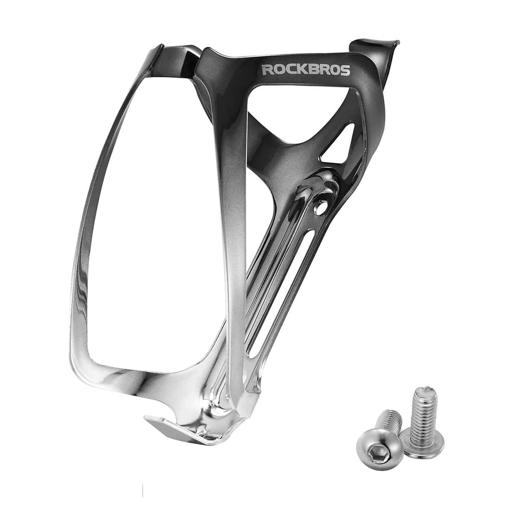 Rockbros RKL02 Aluminijast nosilec za bidon - črna/srebrna