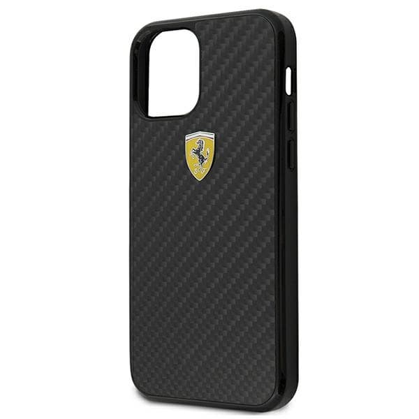 Ferrari ovitek za iPhone 12 mini (5,4") On Track Real Carbon, črn 5