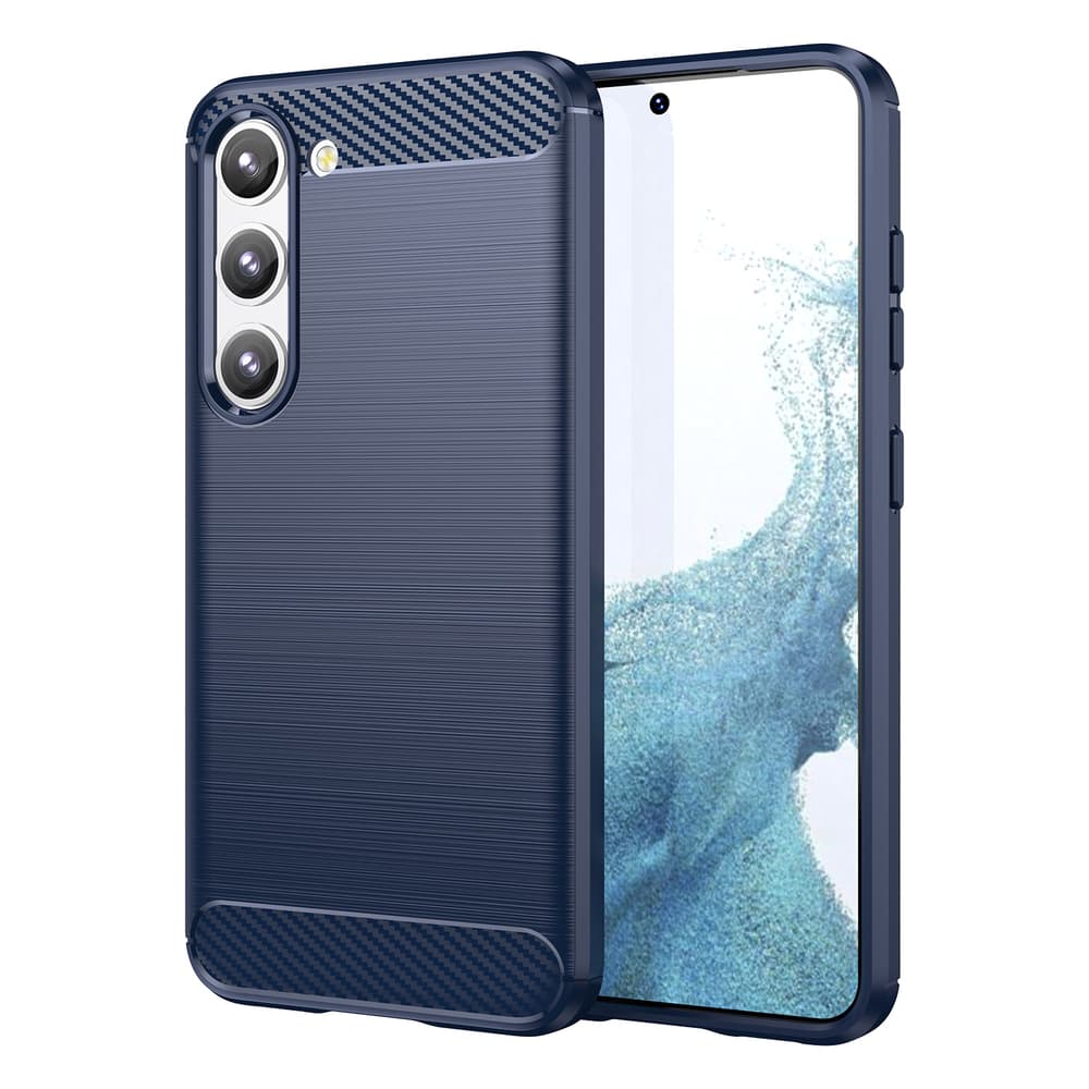 Hurtel Carbon Case ovitek za Samsung Galaxy S23+, modri
