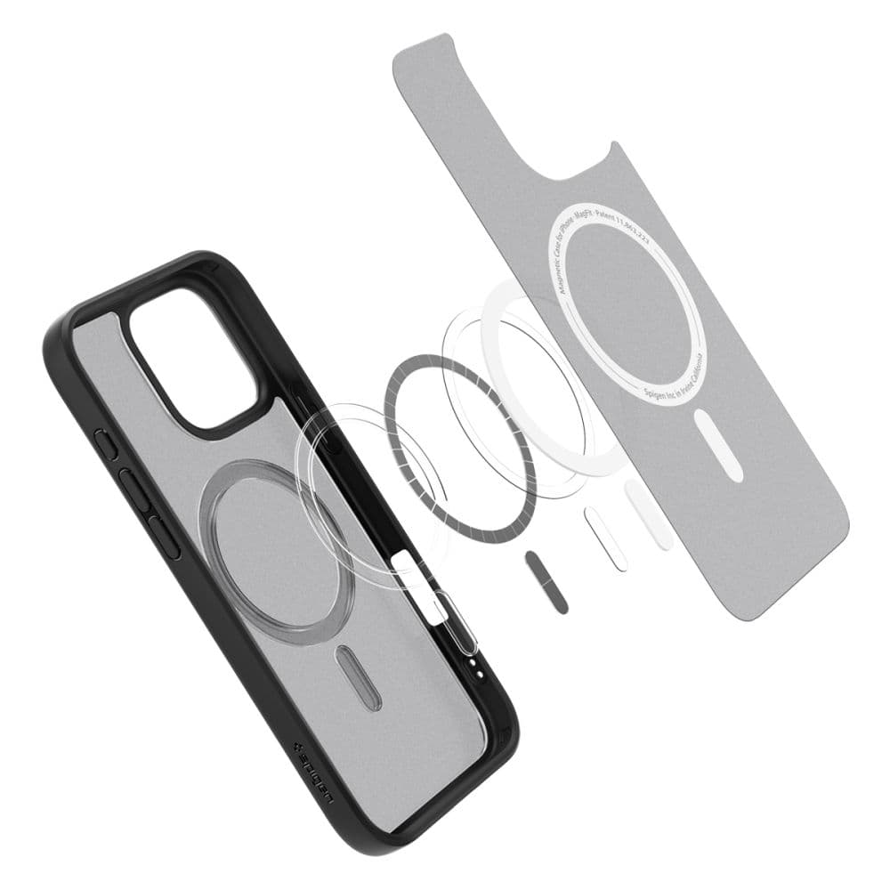 Ovitek Spigen Ultra Hybrid MagSafe za iPhone 16 Pro - črn