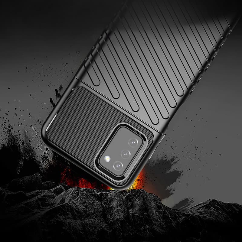 Hurtel Thunder Case ovitek za Samsung Galaxy A03s, črn 8