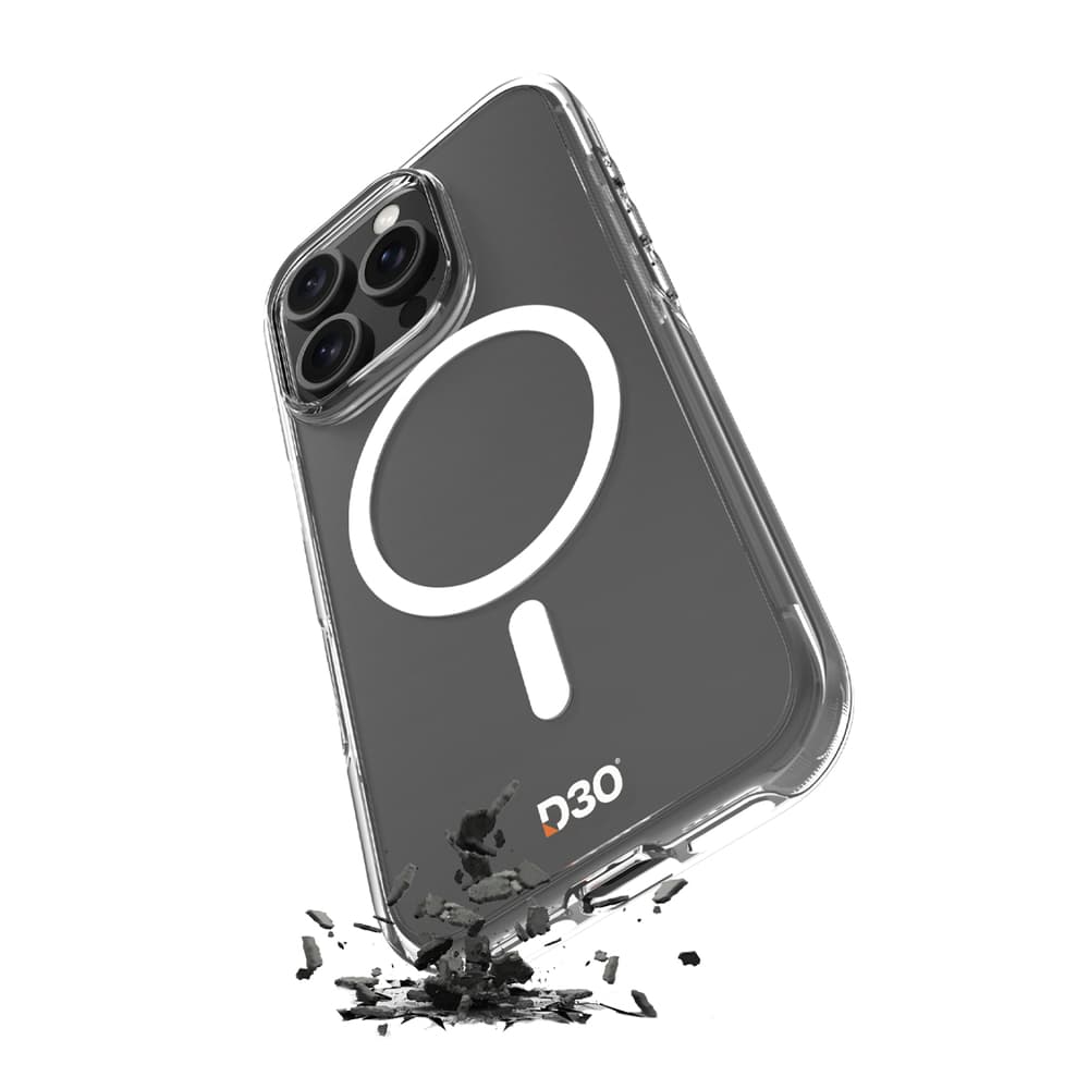 Puro Impact Clear D3O MagSafe ovitek za iPhone 16 Plus - prozoren