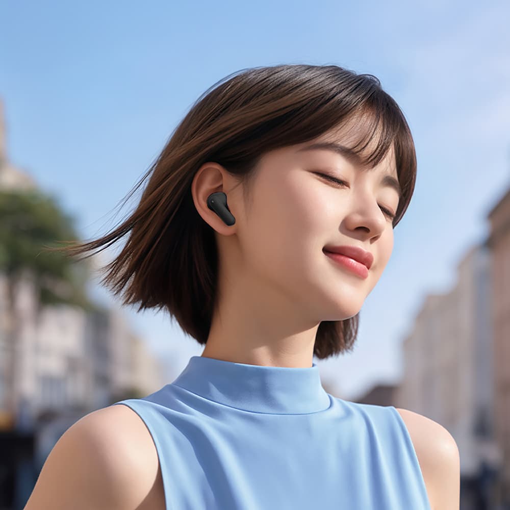 QCY MeloBuds N30 slušalke, čepki z ANC, Bluetooth 5.4, IPX4 - črne 6
