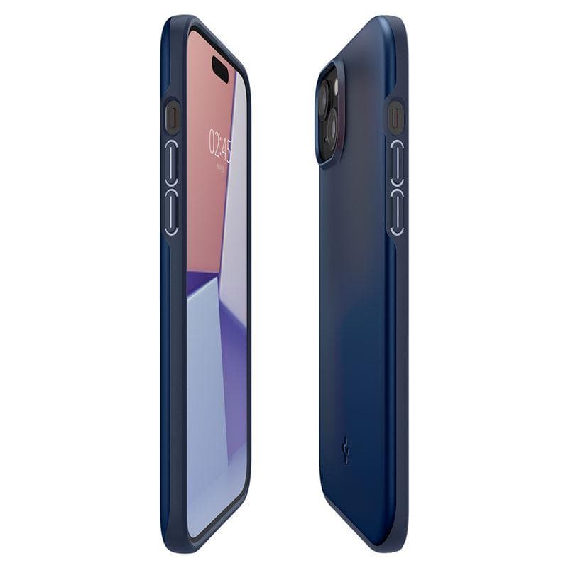 Ovitek Spigen Thin Fit za iPhone 15 Plus - moder 8