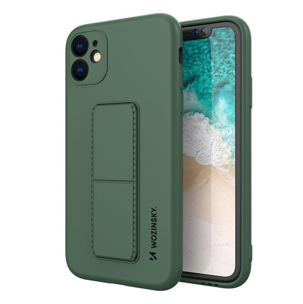 Wozinsky Kickstand ovitek za Samsung Galaxy A72 4G, temno zelen