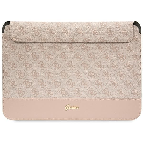 Etui za 14" prenosnik Guess 4G Stripe Metal Logo - roza