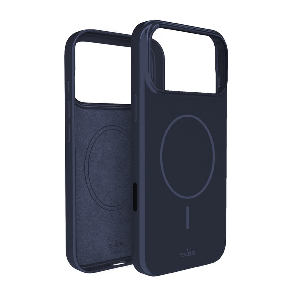 Puro Pulse ovitek za iPhone 17 Pro, polikarbonat, temno moder - MagSafe