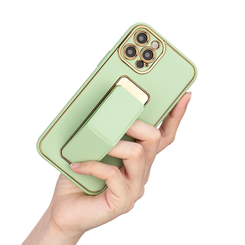 Ovitek z oporo New Kickstand Case za iPhone 12, moder 5
