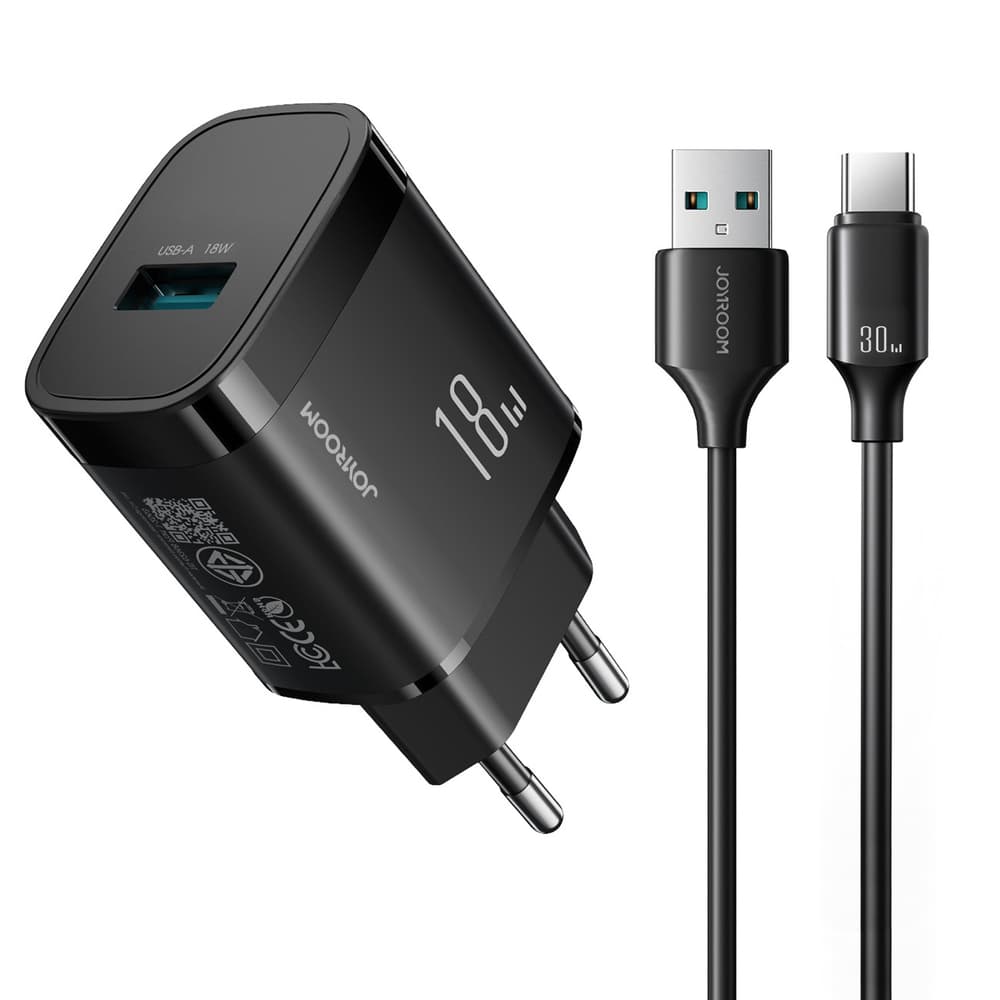 Joyroom JR-TF4 18W polnilnik z USB-A na USB-C kablom
