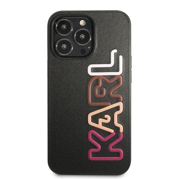 Karl Lagerfeld Multipink Brand ovitek za iPhone 13 Pro Max (6,7") - črn 3