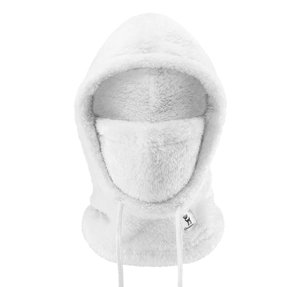 Qunature smučarska balaklava Arctic Velvet, Velikost M - Bela