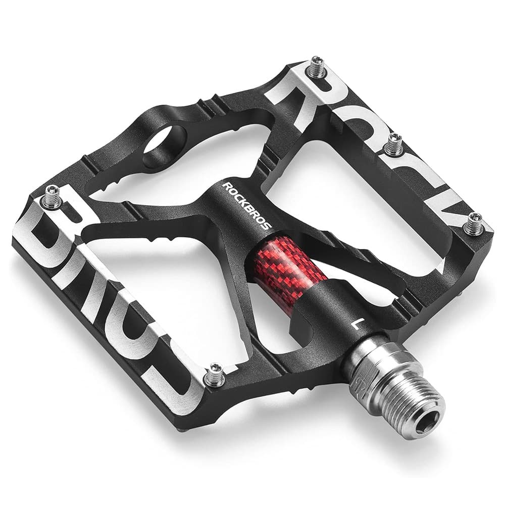 Rockbros 37213071001 Aluminijaste pedala za kolo - črna