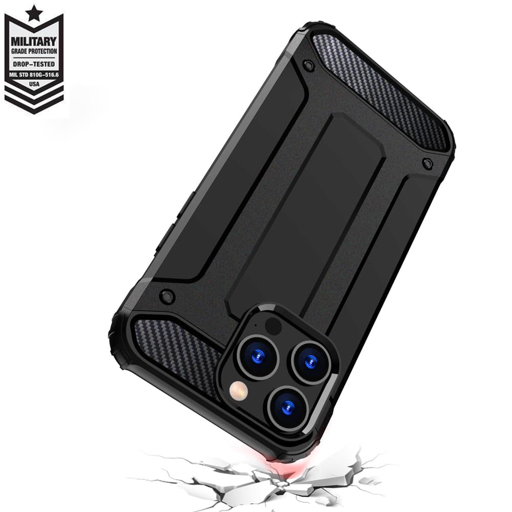 Hibridni ovitek Armor za iPhone 15 Pro Max Hurtel - moder 6
