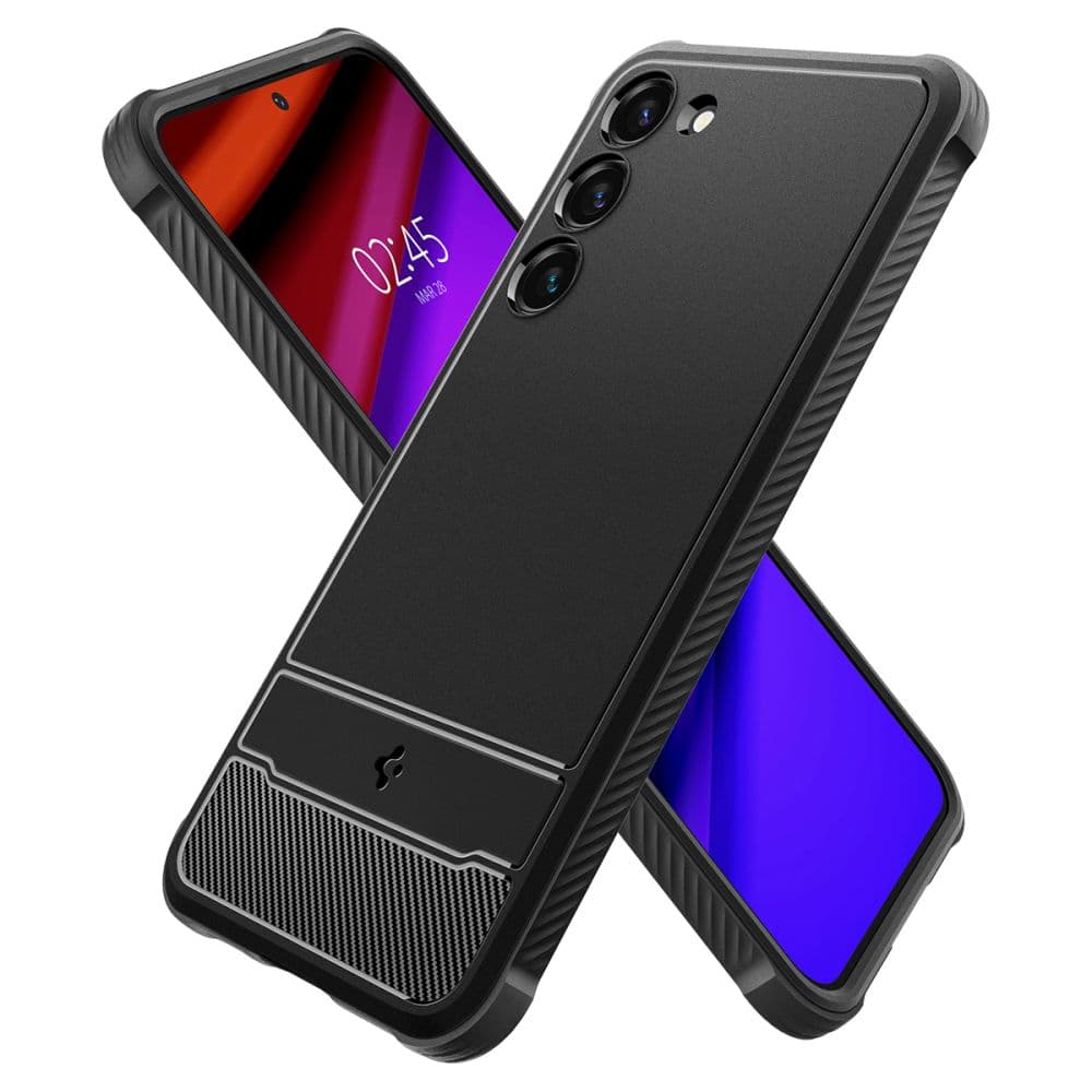 Spigen Rugged Armor ovitek za Samsung Galaxy S23 - mat črn 7