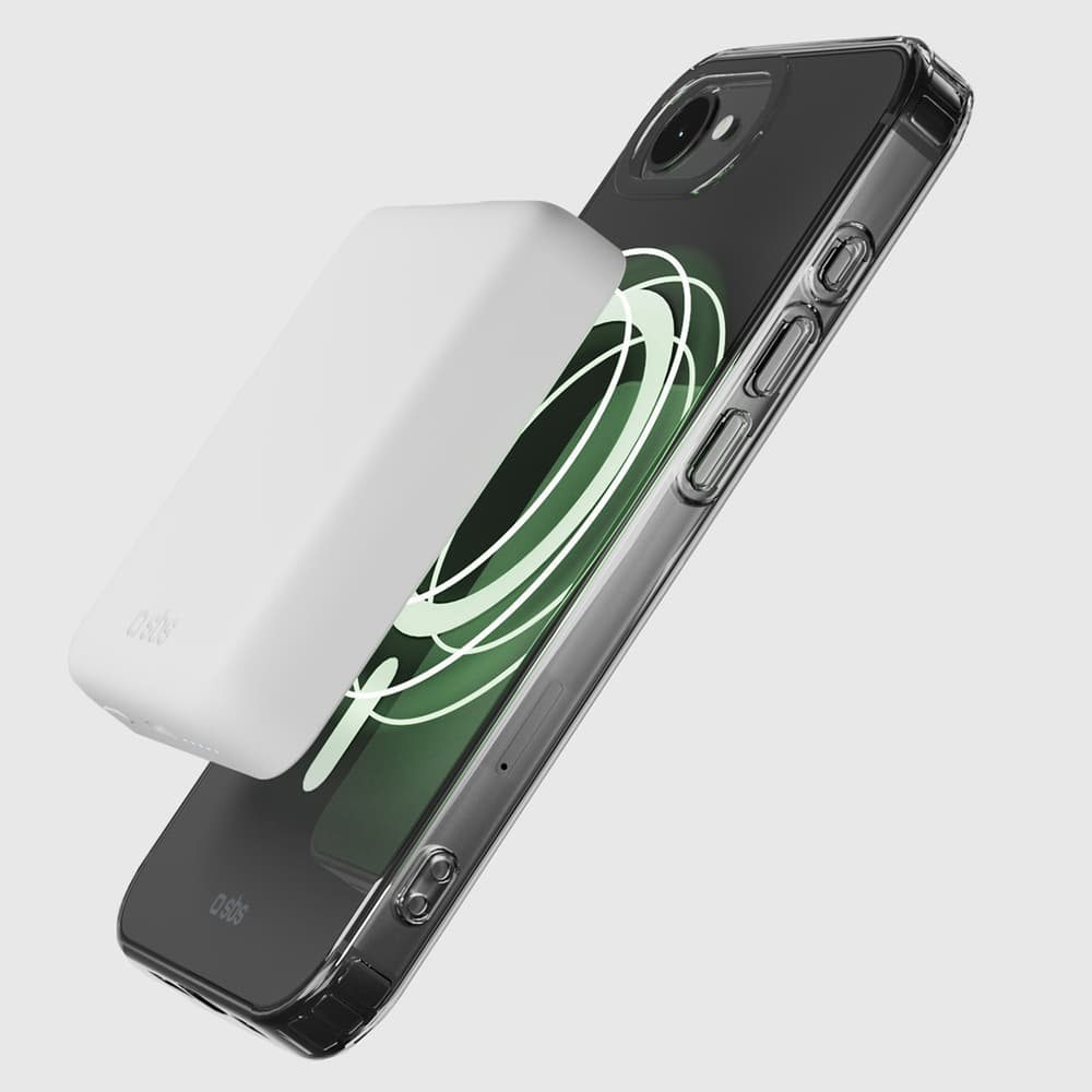 SBS zaštitni etui Cover Light Mag za iPhone 16e/17e, s MagSafe, prozoren 5