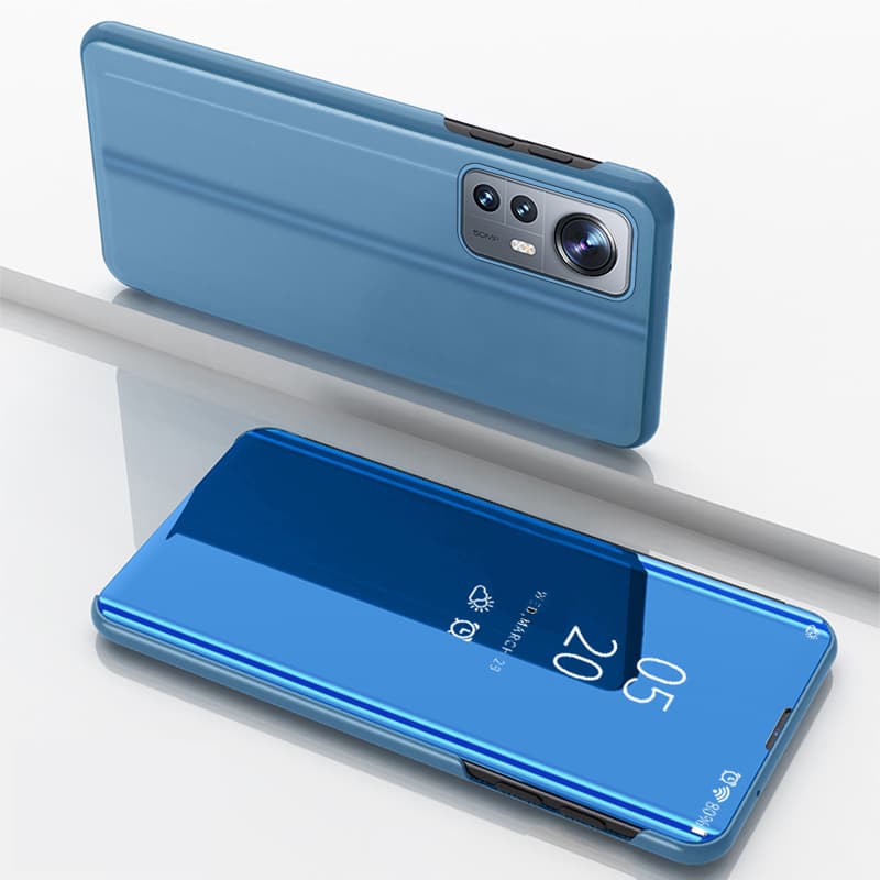 Hurtel Clear View Case etui za Xiaomi 12 Lite Flip, moder 2