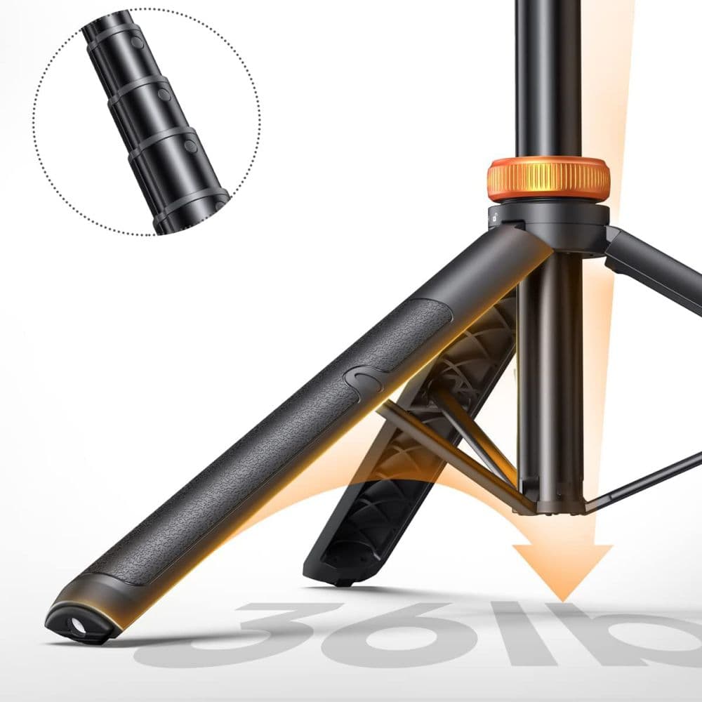 Tech-Protect L03S Bluetooth selfie palica s stativom, do 148 cm, črna 2
