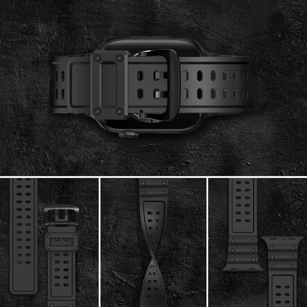 Pas za Apple Watch 38/40/41 mm, Triple Protection, črn 6