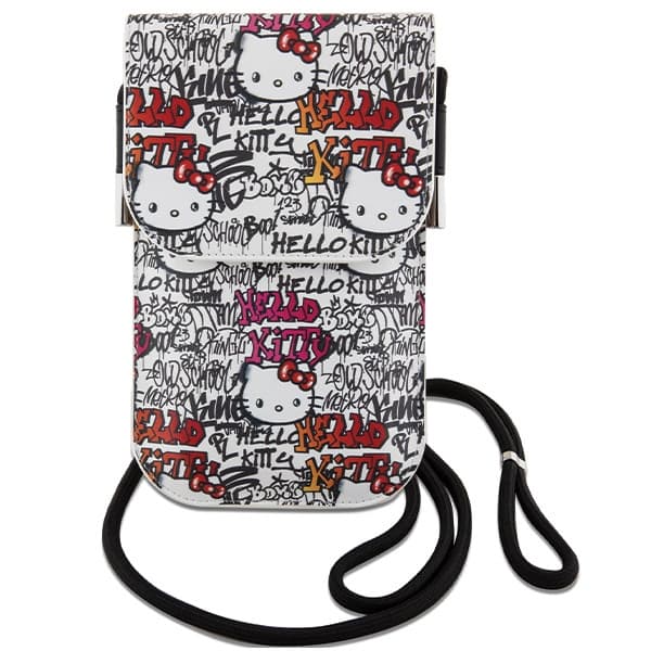 Usnjena torbica Hello Kitty Leather Tags Graffiti - bež 2