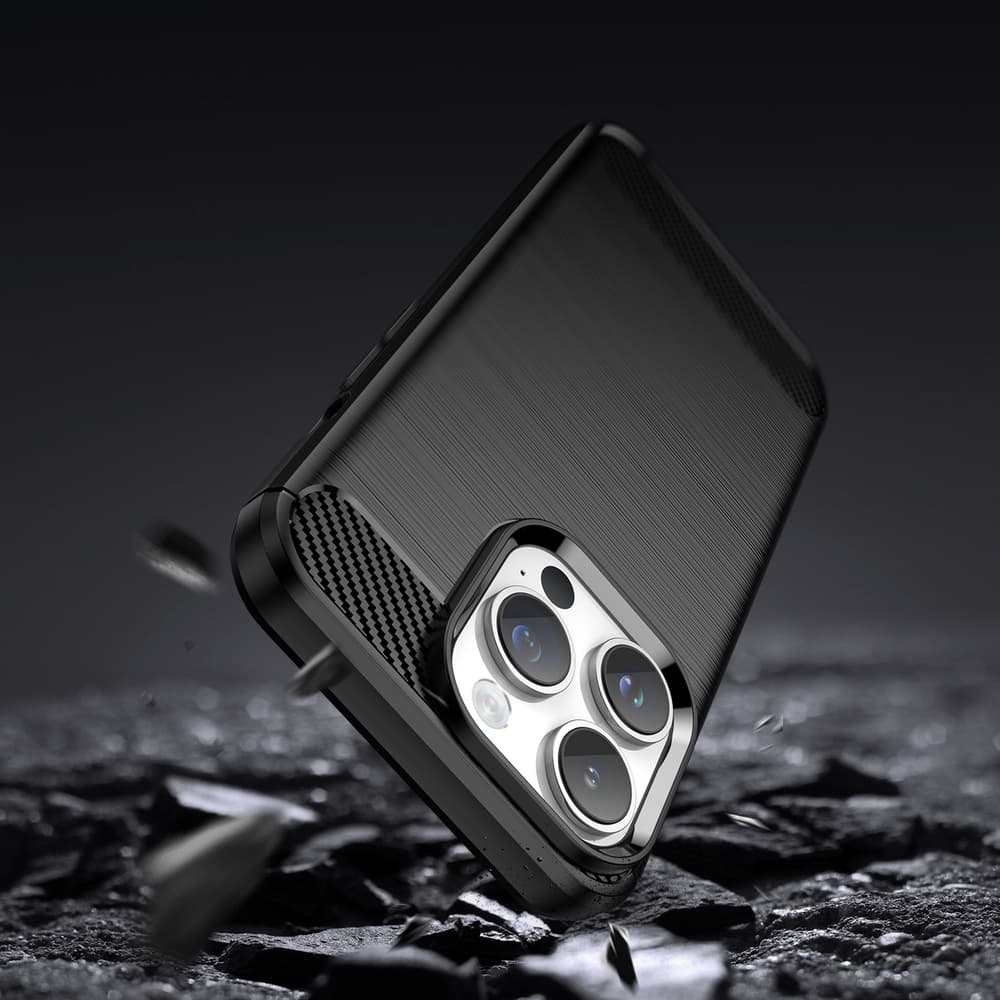Hurtel Carbon ovitek za iPhone 14 Pro Max, črn 3