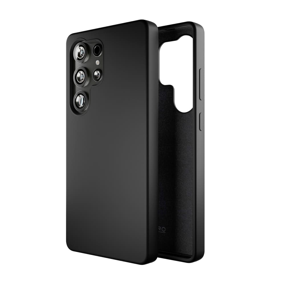 Puro Icon silikonski ovitek za Samsung Galaxy S25 Ultra - Črn
