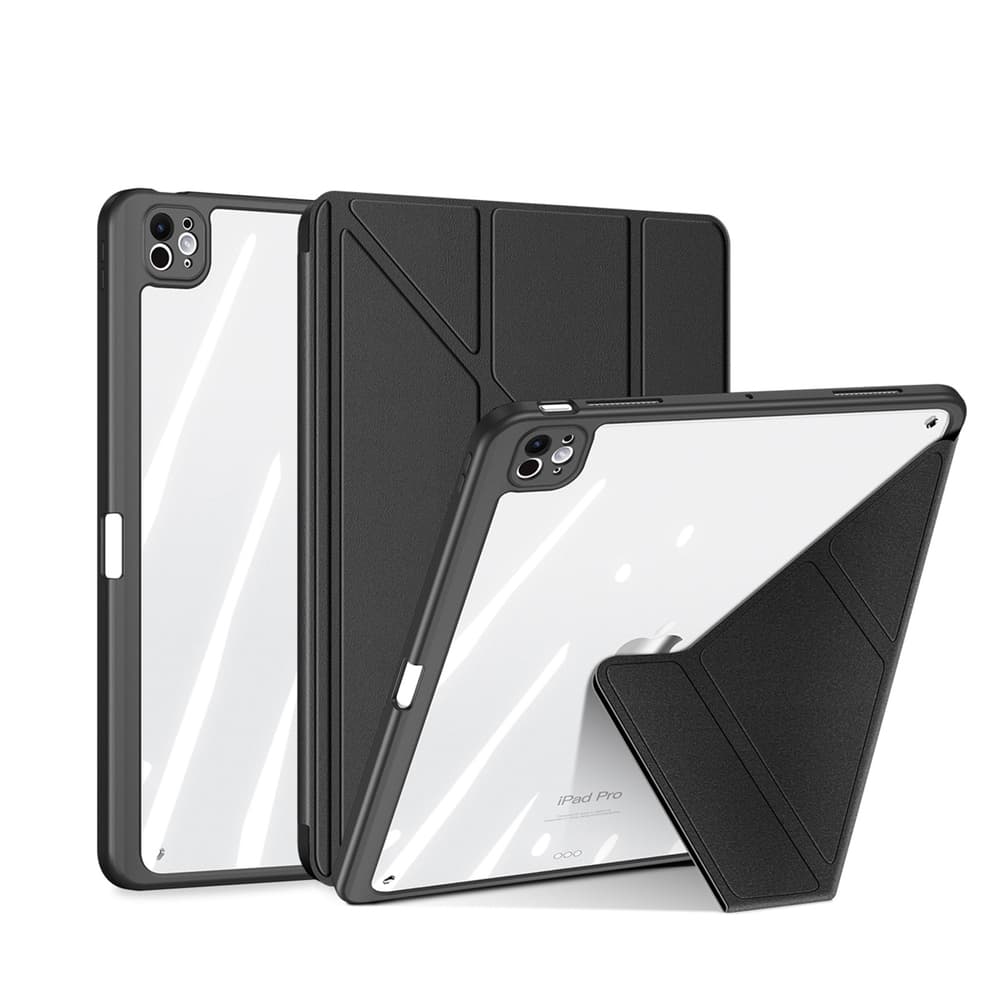 Dux Ducis Magi Ohišje za iPad Pro 13" (2024/2025) s stojalom, črno