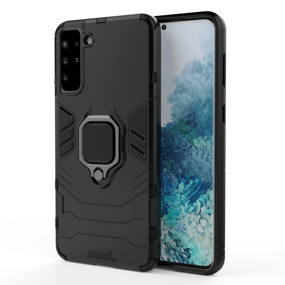 Ring Armor hibridni ovitek z magnetnim držalom za Samsung Galaxy S22+ (S22 Plus) črn