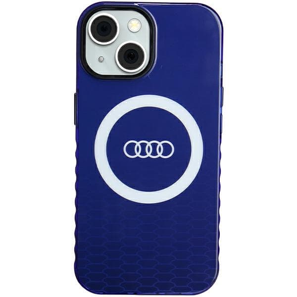 Audi IML Big Logo MagSafe ovitek za iPhone 15 / 14 / 13 - modra