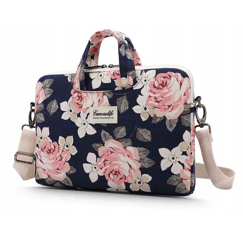Canvaslife torba za prenosnik 15-16'' – temno modra/roza